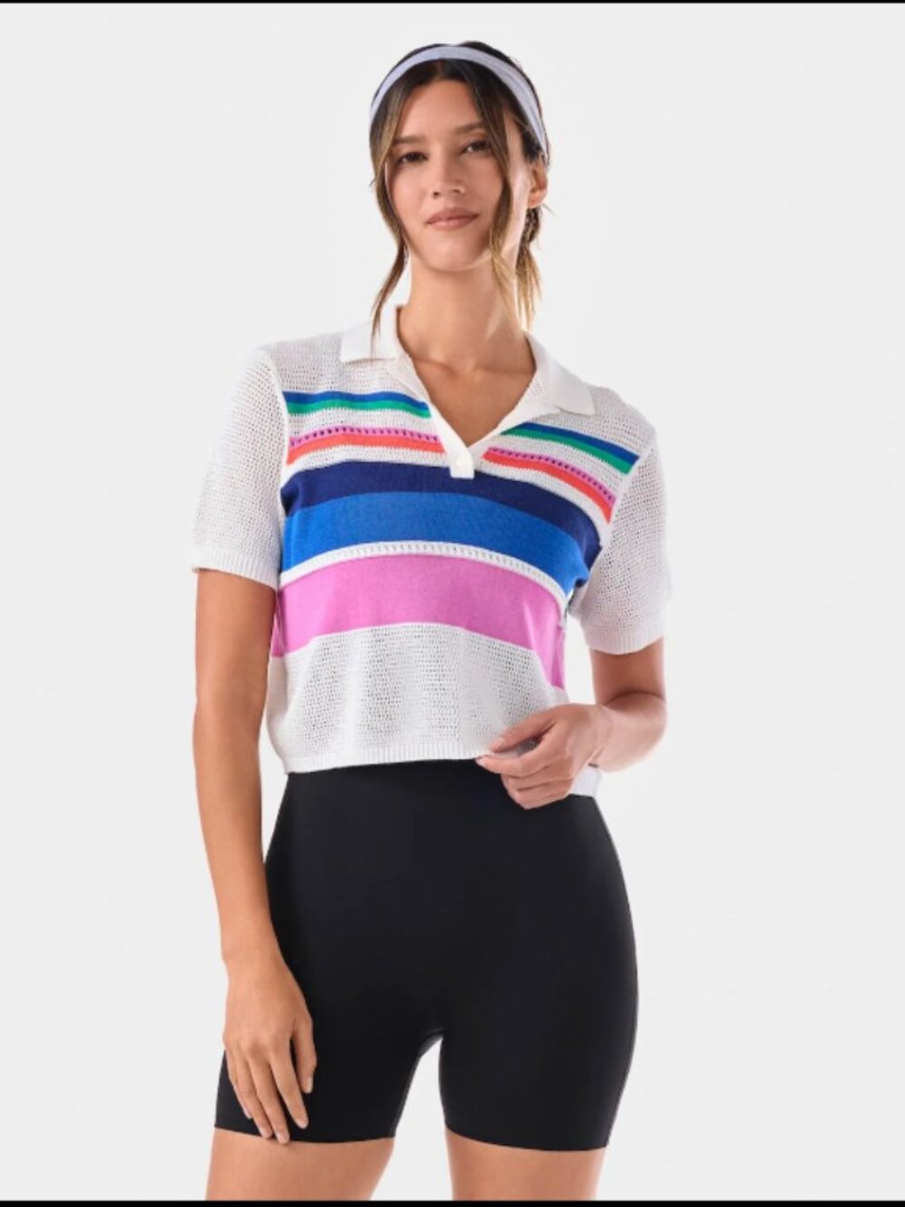 TAVI Prep Polo Sweater Thrive Stripe – NWT
